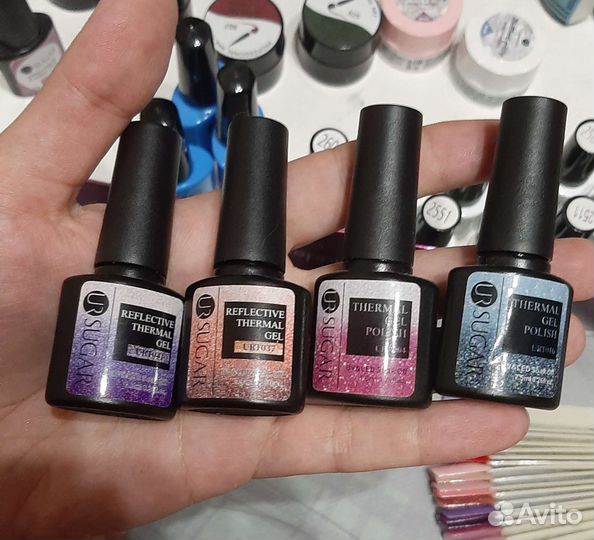 Товары для маникюра (гели, основы, топы.)