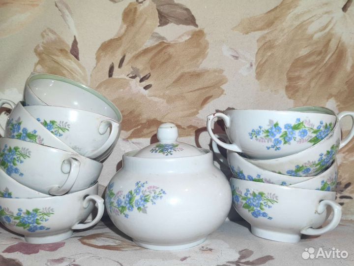 Чайный сервиз фарфор СССР