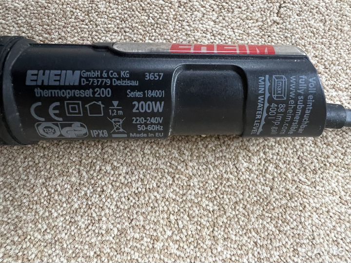 Цилиндрический нагреватель Eheim Thermopreset 200