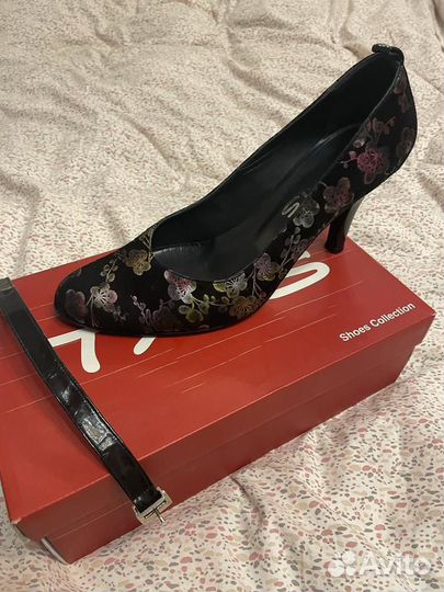 Туфли.Натуральный Велюр.Размер 41-42