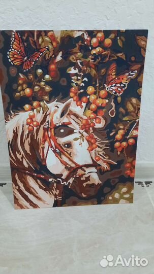 Картины по номерам раскрашенная