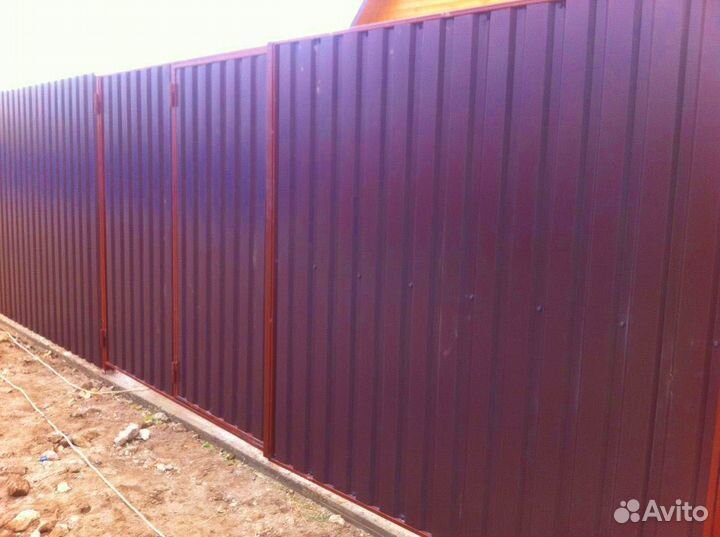 Забор из профнастила