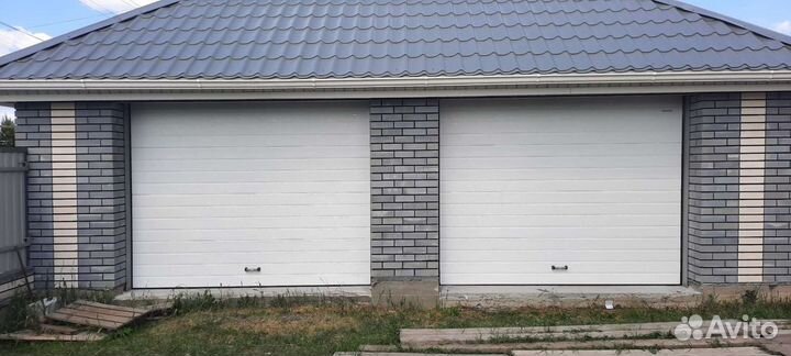 Монтаж секционный ворот