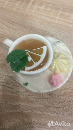 Мыло ручной работы ввиде чайной посуды