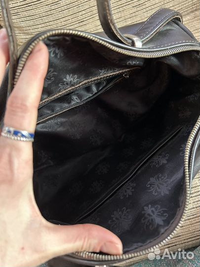 Сумка натуральная кожа, с нюансом