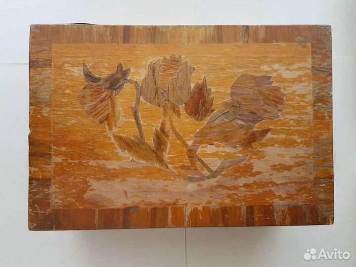 Шкатулка деревянная СССР