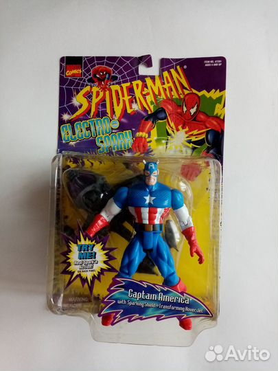 Фигурка Toy Biz Electro Spark Captain America