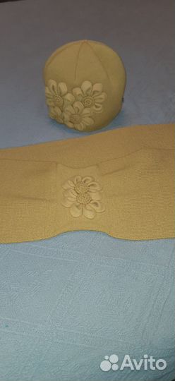 Комплект шапка и шарф женский