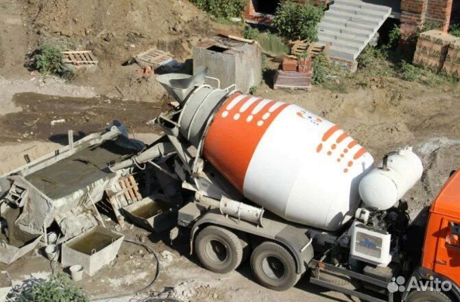 Бетон М350 кубами. Доставка