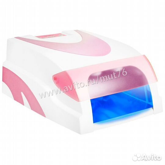 Уф-лампа для сушки ногтей,бело-розовый