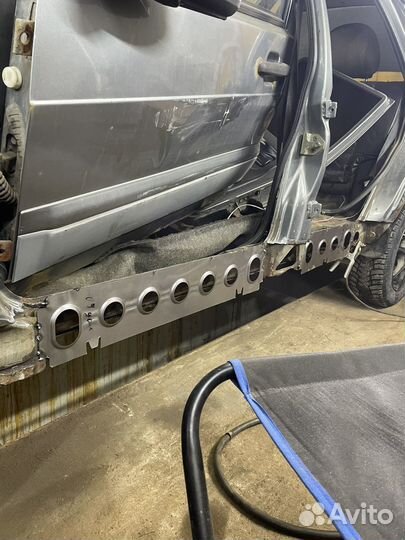 Переварка порогов и днища