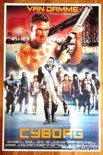 Плакат Ван Дамм, Робокоп, Шварценеггер Samantha