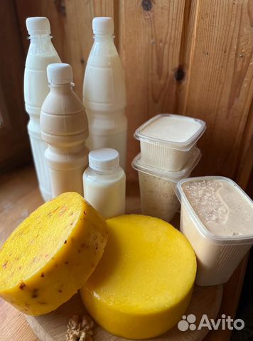 Деревенское молоко, творог, сметана, сливки, сыр