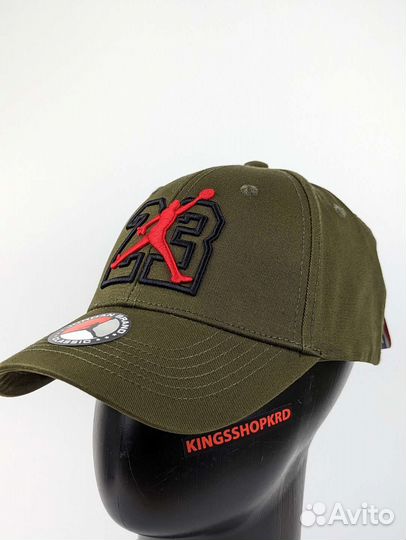 Бейсболка Jordan хаки