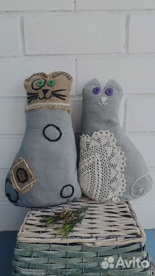 Мягкая игрушка/Интерьерная кукла Кошки