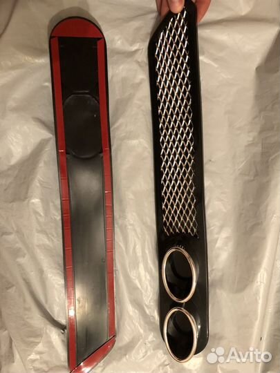 Фальш накладки выхлоп на 4 трубы