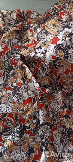 Отрез ткани шёлк с люрексом