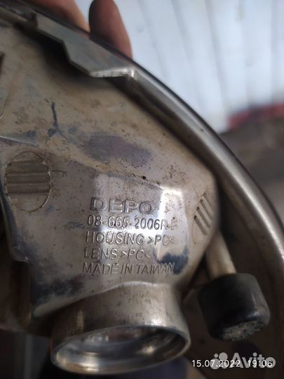 Противотуманная фара skoda Octavia