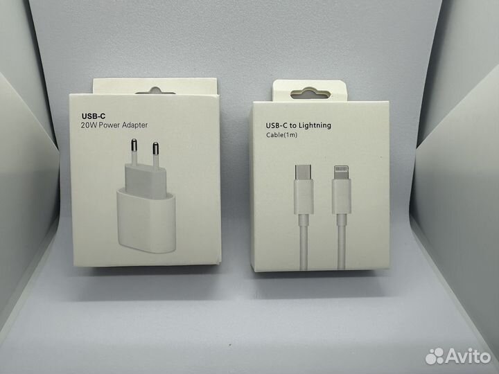 Быстрая зарядка на iPhone блок + кабель 20W