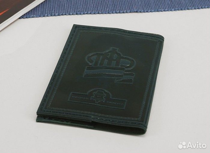 Обложка на пенсионное удостоверение Натур. кожа