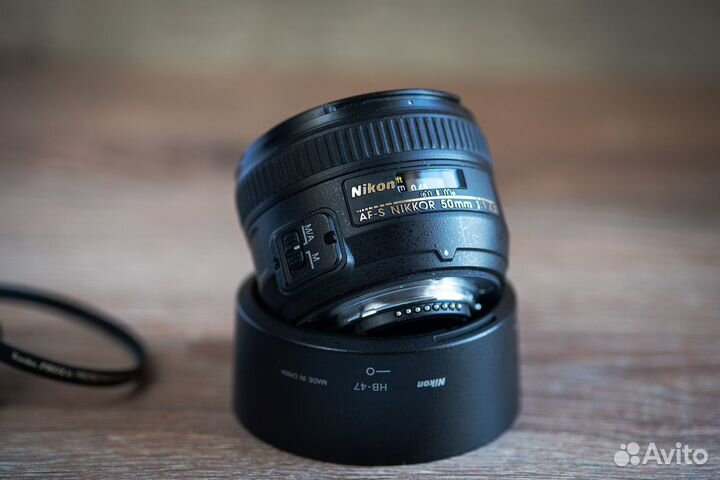 Nikon AF-S Nikkor 50mm 1:1.4G полный комплект,плюс
