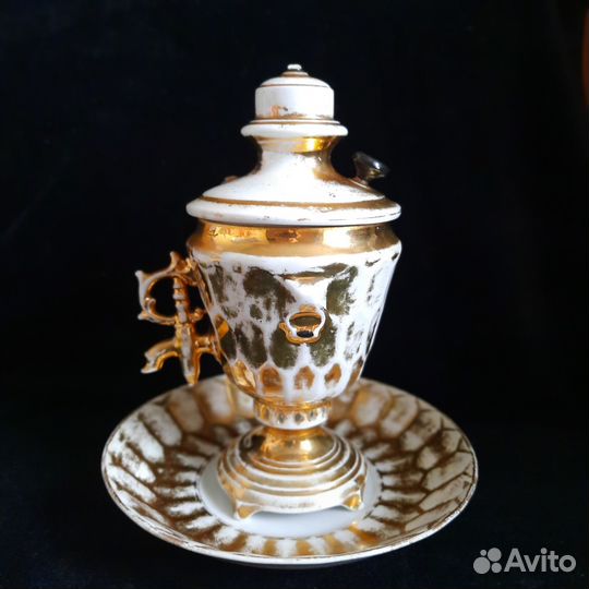 Самовар фарфоровый т-ва Кузнецова Д.Ф