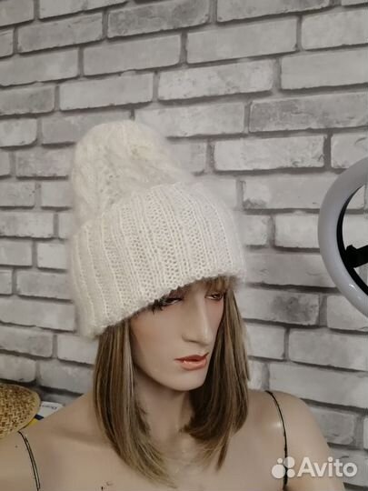 Шапка женская пуховая