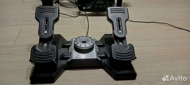 Logitech yoke flight system