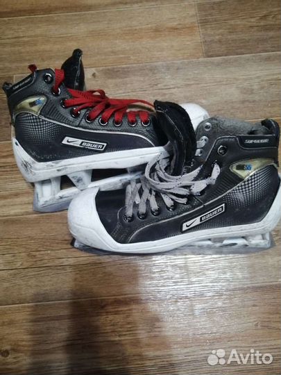 Хоккейные коньки вратарский bauer