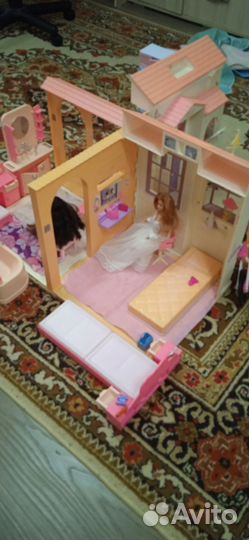 Домик складной для Барби, Barbie, винтаж