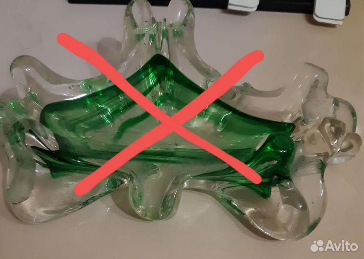 Пепельницы чешское стекло из СССР