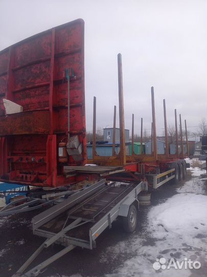 Полуприцеп лесовоз (сортиментовоз) Sommer SP 240 PR, 2001