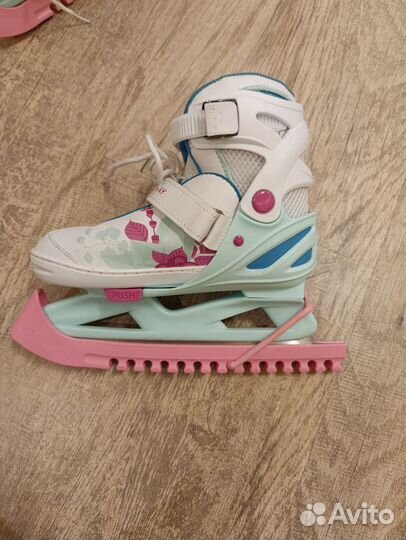 Коньки детские раздвижные nordway 31-36