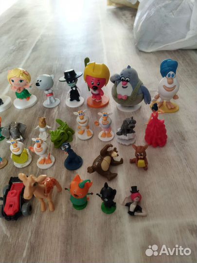 Игрушки из киндер сюрприза разные