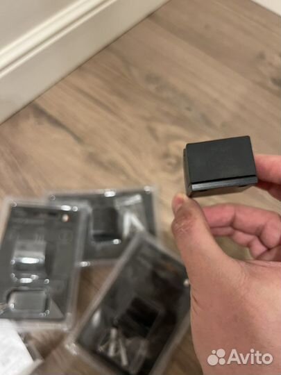 Дверной стопор упор черный