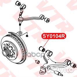 Сайлентблок нижнего рычага передней подвески, п