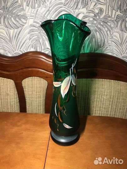 Ваза СССР Чехия цветное стекло/хрусталь разные