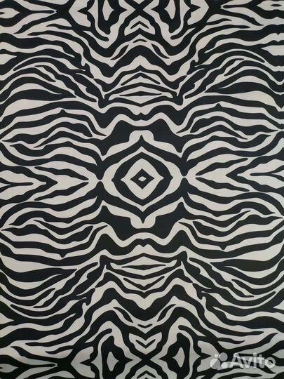 Искусственный шелк Армани принт