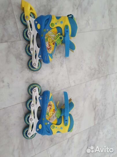 Роликовые коньки детские раздвижные 34-37 раз