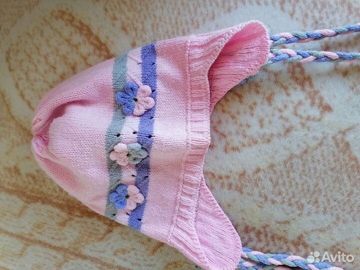 Шапочка детская на весну