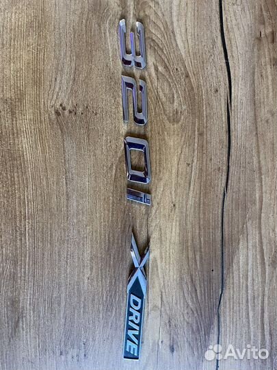 Значки на крышку багажника bmw f30