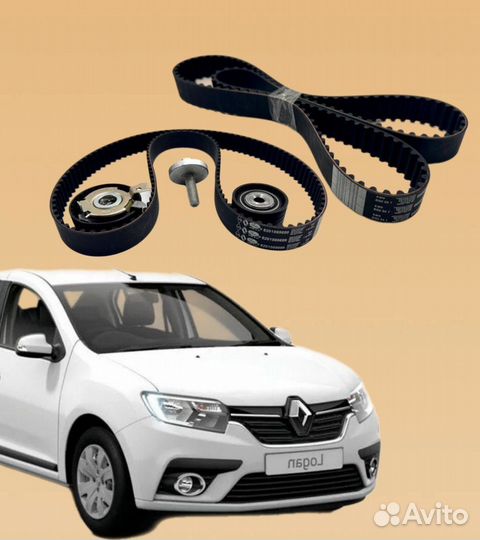 Комплект ременя грм Renault, LADA 130C13191R
