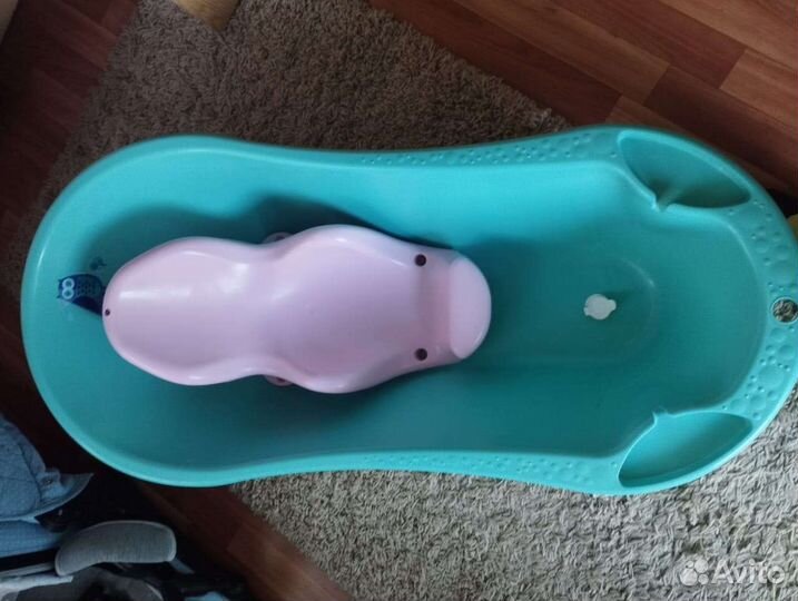 Ванночка и горка для купания