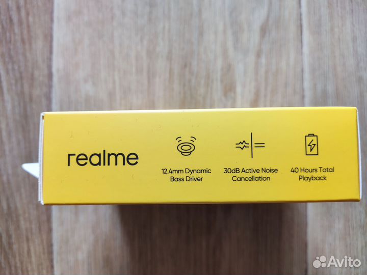 Realme Buds T300 чёрные (новые, запечатанные)