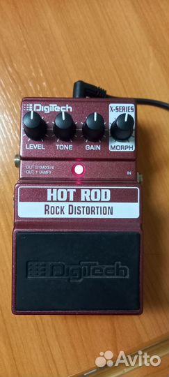 Гитарная педаль перегруза digitech rock distortion