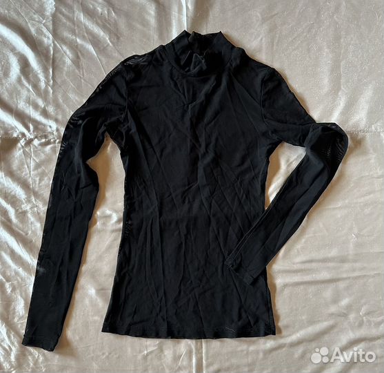 Водолазка полупрозрачная женская