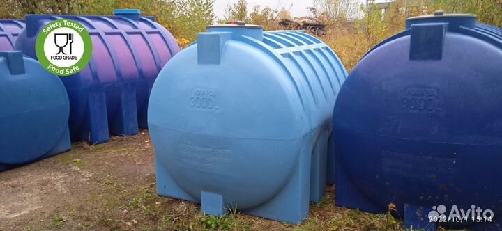 Емкость для воды пластиковая 3000 / еаэс