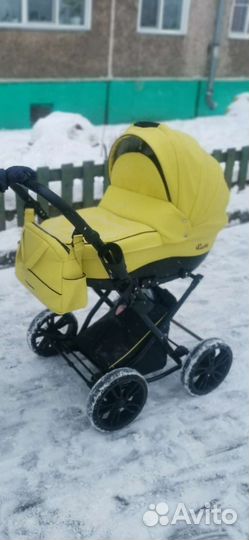 Коляска - люлька экокожа