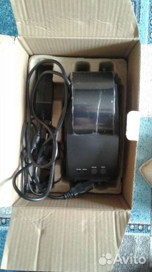 Принтер этикеток, пистолет, расходные материалы