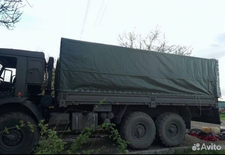 Тент на камаз 53501 (10т) военный